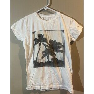 Del Sol Tee Shirt Girls Color Changing Size Medium Palm Trees